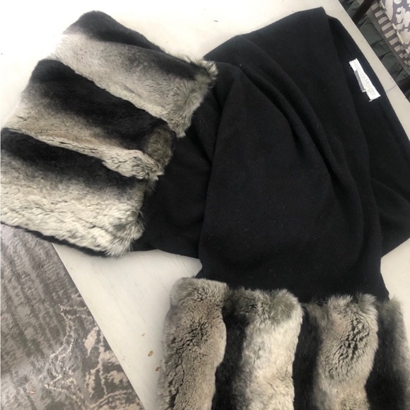 Harrison Morgan Genuine beautiful softest Fur, Cashmere Shrug , shawl, sweater - Picture 12 of 16